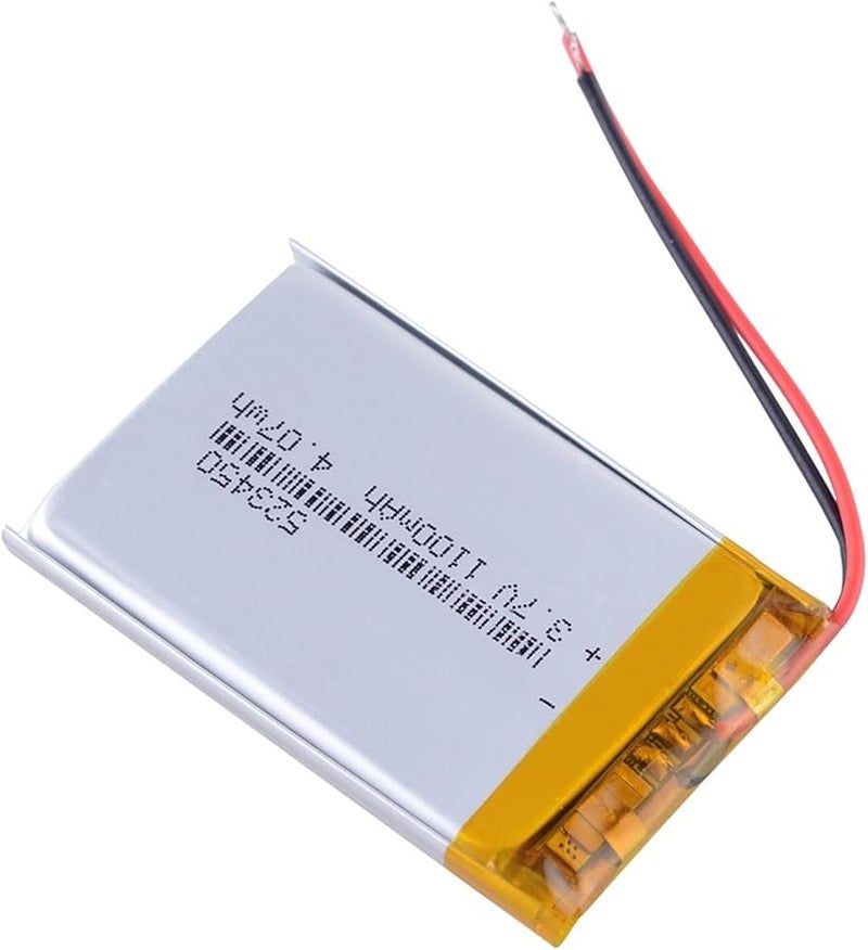 523450 2W 1100mAh 3 7V Rechargeable Lithium Battery 1PCS - Image 1