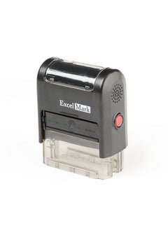 ExcelMark Final Sale No Refunds Excelmark Selfinking Rubber Stamp A1539 Red Ink  - Image 3