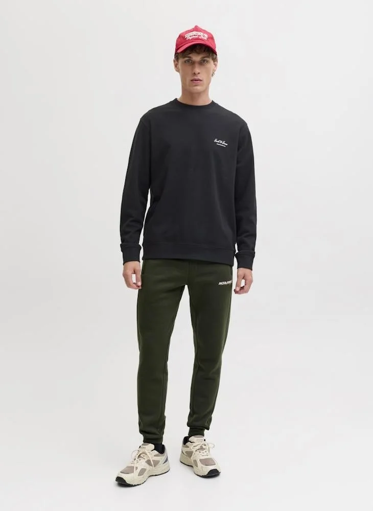 JACK & JONES  Graphic Crew Neck Sweatshirt for Men | Best Price UAE
