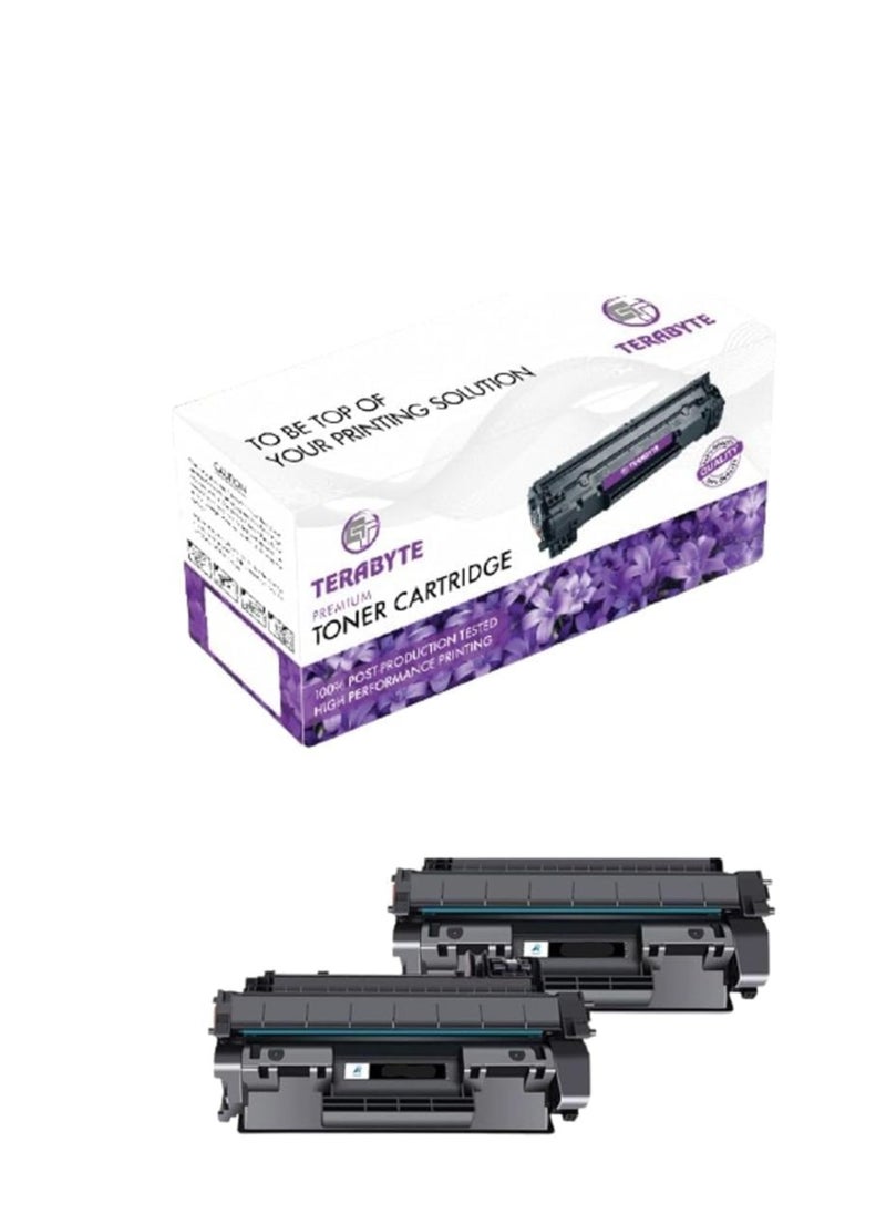 Terabyte - 80X CF280X Compatible Toner Cartridge Replacement for 80A CF280A 80X CF280X for Pro 400 M401A M401D M401N M401DNE MFP M425DN Printer Ink Black - Image 1