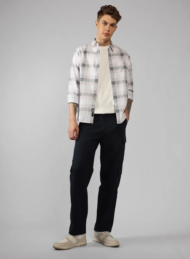 Dennis Lingo Men's Regular Fit Multi-Color Casual Shirt