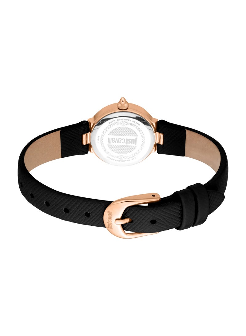 Just Cavalli ساعة ليدي سيرينيتا ميني Jc1L362L0035 - جلد إناث كوارتز 2 يدين - Image 3