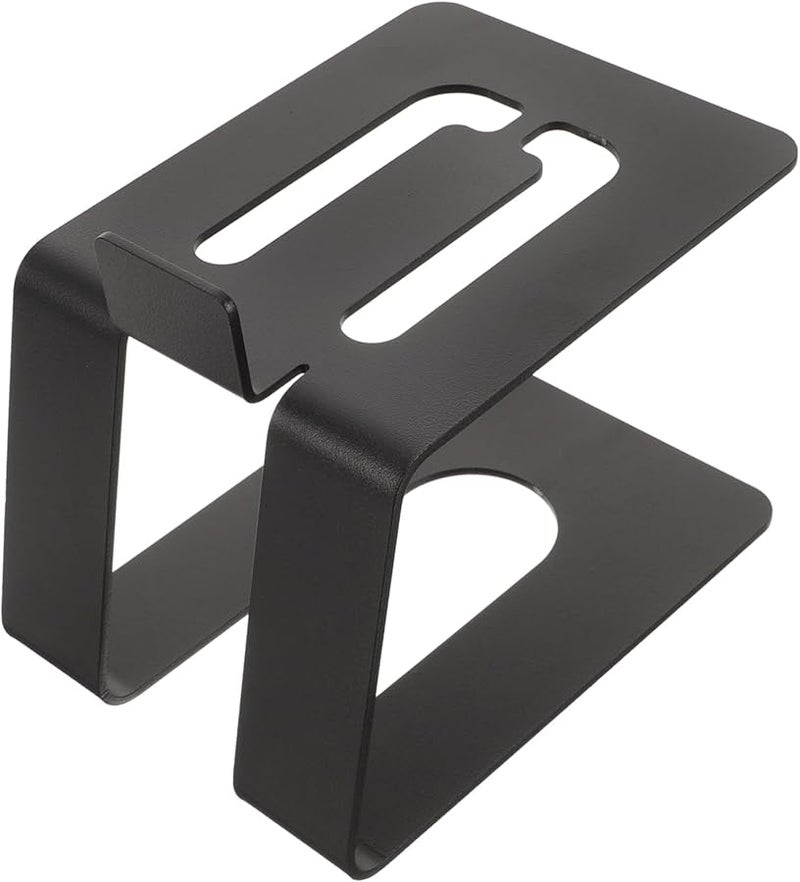 Black Speaker Stands With Desk Clamp For Desktop Bookshelf Speakers Unique Design - Image 2