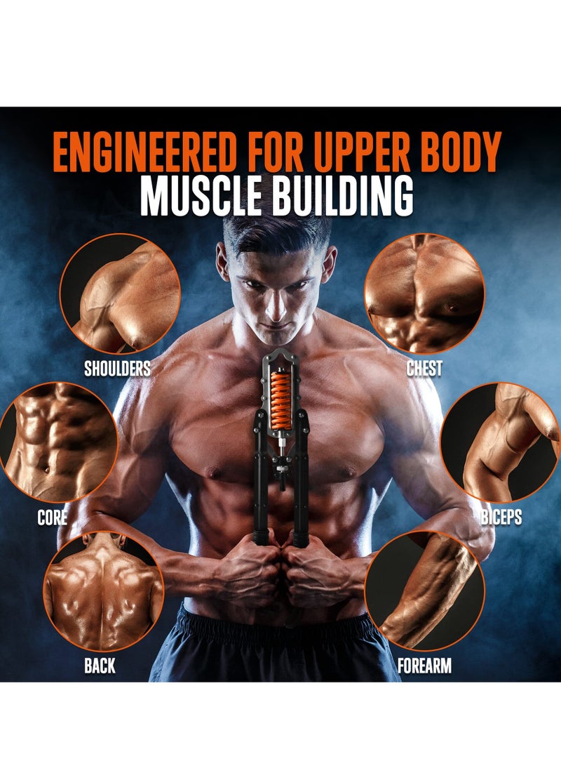 XiuWoo 200kg Adjustable Arm Trainer, DIY Chest Expander, Shoulder and Abdominal Muscle Training Gym Equipment, Sculpt Back Muscles for Strengthening, Strength Training - Image 4