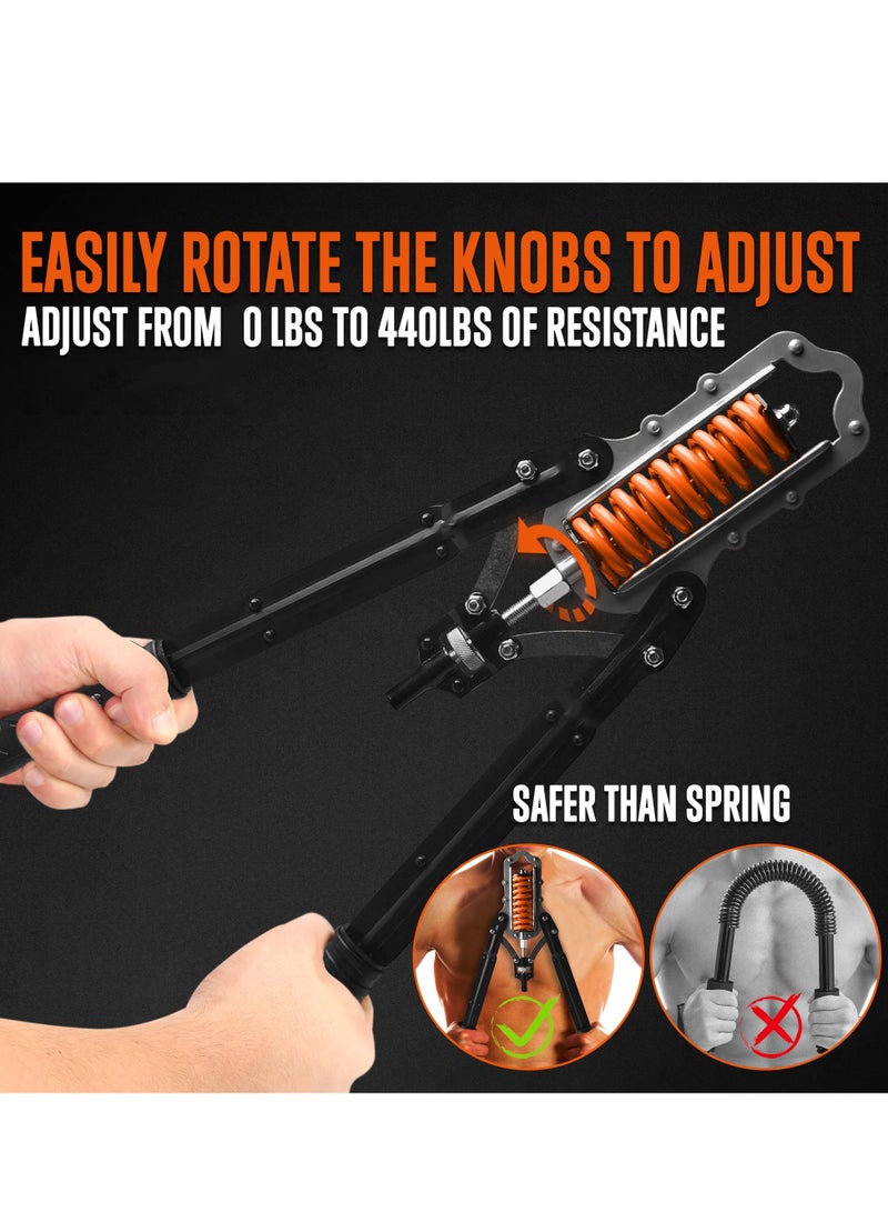 XiuWoo 200kg Adjustable Arm Trainer, DIY Chest Expander, Shoulder and Abdominal Muscle Training Gym Equipment, Sculpt Back Muscles for Strengthening, Strength Training - Image 5