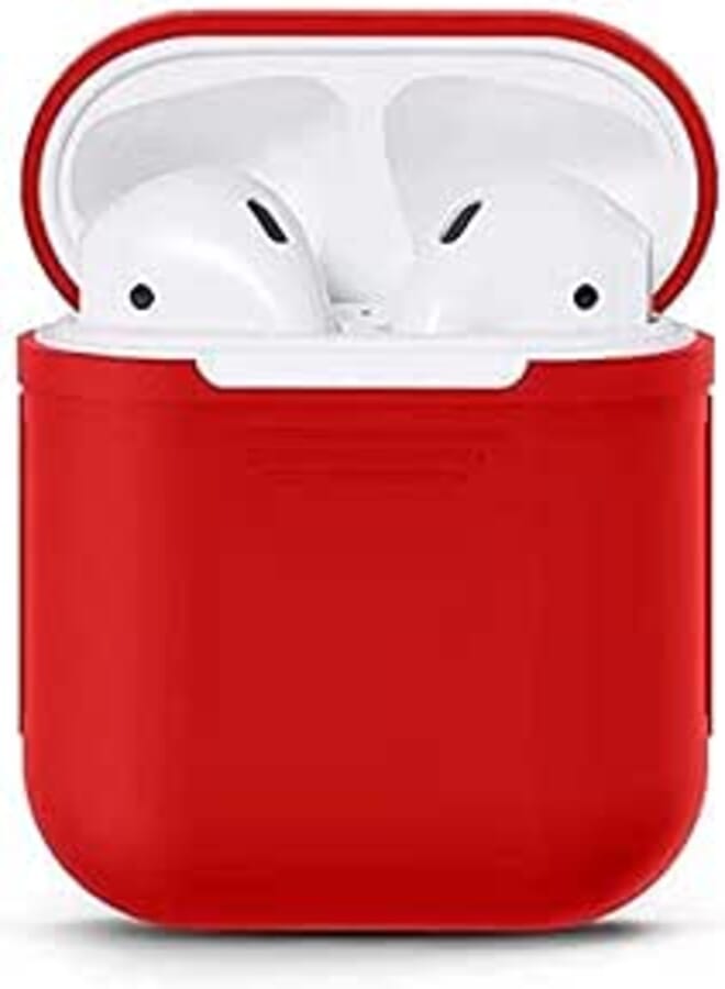 OR Soft Silicone Charging Cover for AirPods - Red