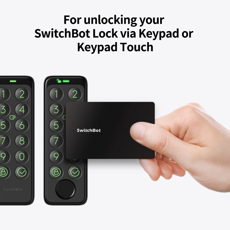 SwitchBot Card for Unlocking Your SwitchBot Lock via Keypad or Keypad Touch (3 Pack) - Image 2