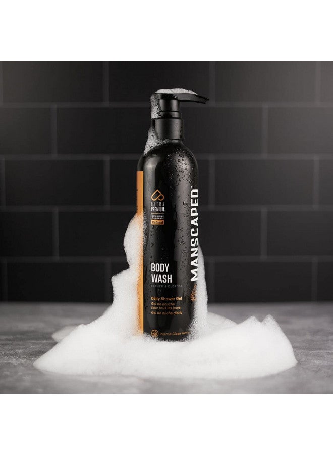 manscaped Manscaped® Mens Ultrapremium Refined® Body Wash, Luxurious Clean Formula Infused With Aloe Vera and Sea Salt, Refreshing and Nourishing Daily Shower Gel For Hydrating Skin, (16 Oz) - Image 3