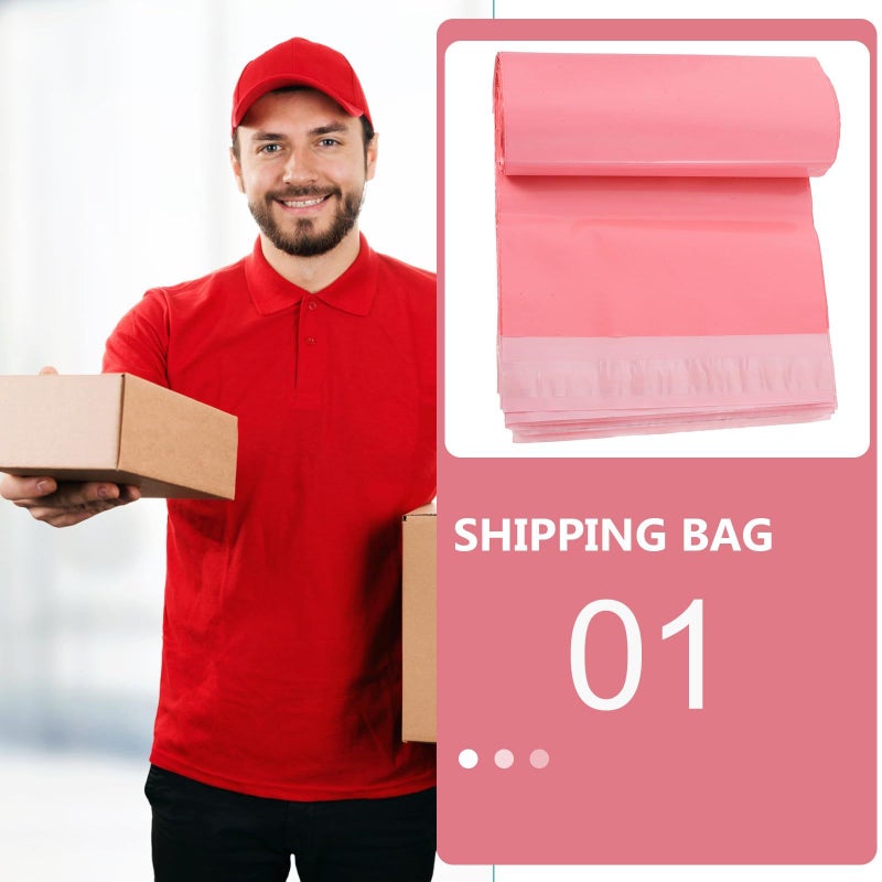 Self Seal Poly Mailers 20x35cm 100 Pack Thickened Shipping Envelopes for Clothing Business Packaging - Image 4