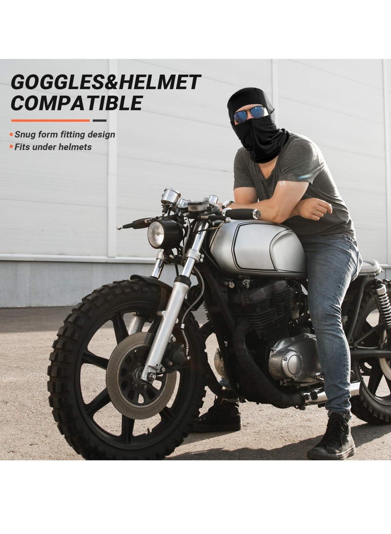 SYOSI Cycling Face Mask, Motorcycle Cycling Ski Mask, UV Protection Helmet Liner Windproof Outdoor Headwear Men Women, Sunscreen, Dustproof, Comfortable, Skin-Friendly and Breathable - Image 3