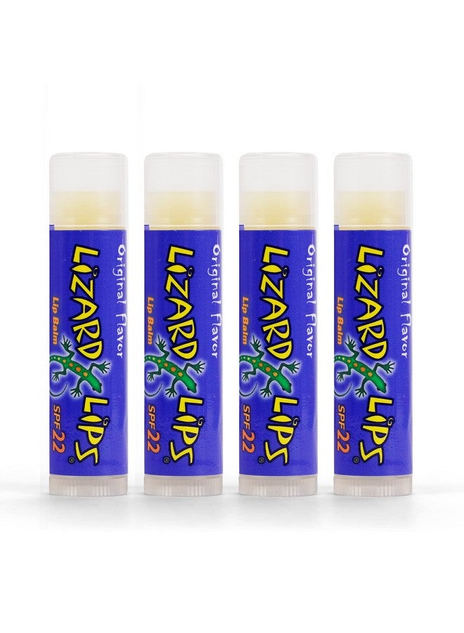 Lizard Lips SPF 22 Lip Balm - Original Vanilla 4 Pack (4) - Image 1