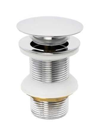 Pop Up Basin Plug - Solid Brass Click Clack Sink Waste Drainer, Universal G 1-1/4 Connection for All Standard Wash Basins, Sinks, Vanity - pzsku/Z39B53000B96FA11DC0A8Z/45/_/1703569908/c095e9ee-8107-4752-9032-5f1210637476