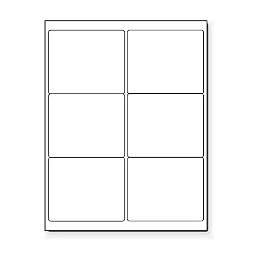 Desktop Publishing Supplies Photo Glossy Inkjet/Laser Shipping Labels 4 x 3 1/3-60 Labels - Image 1