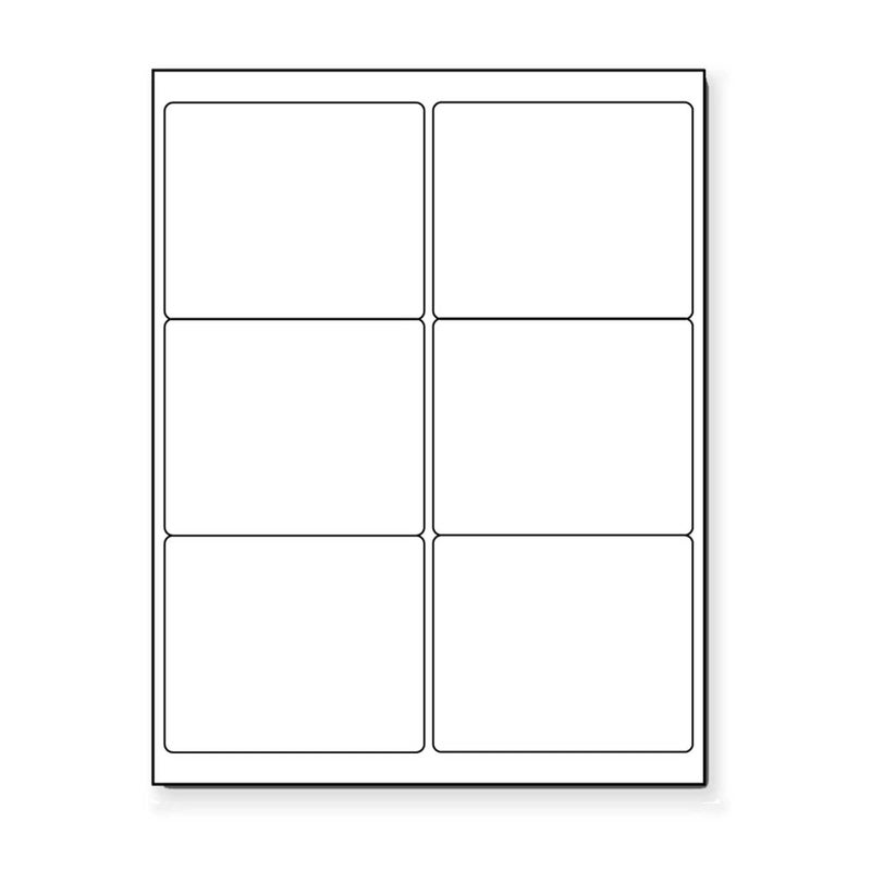 Desktop Publishing Supplies Photo Glossy Inkjet/Laser Shipping Labels 4 x 3 1/3-60 Labels - Image 4