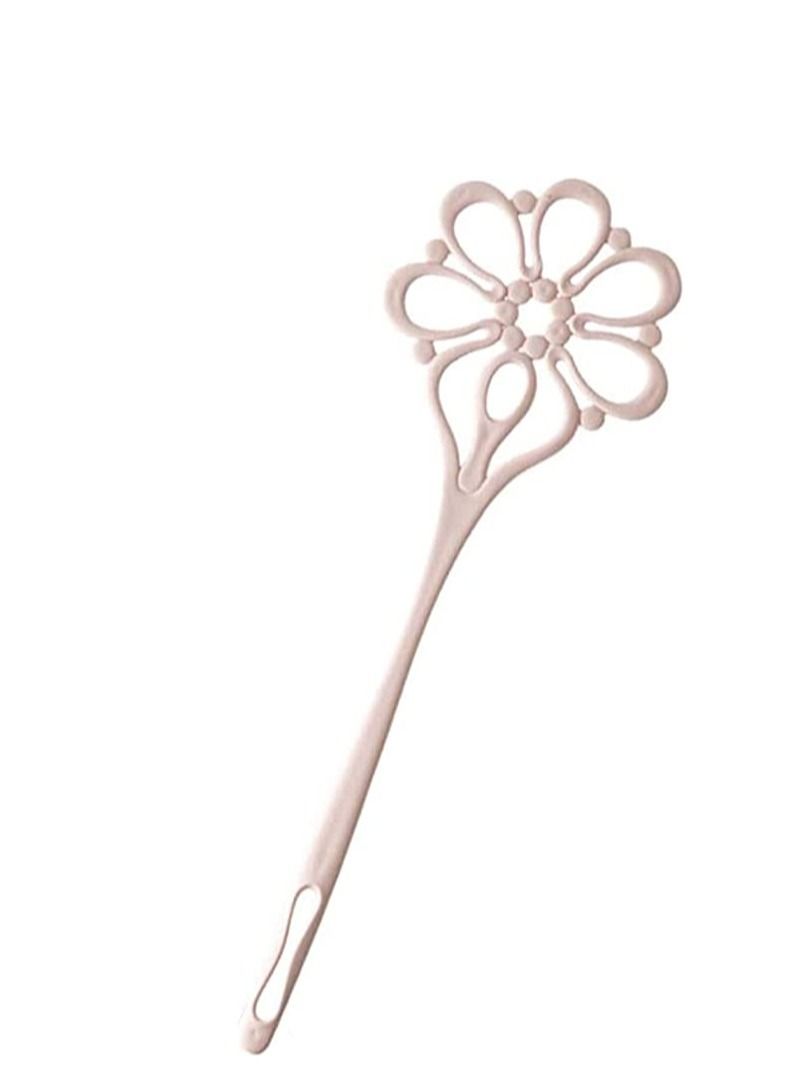 Carpet and Rug Beater Long Handle Quilt Dust Beater Handmade Dusters Dust Removal Tool for Home Cleaning Tool for Home Indoor, Outdoor Clean Clothes Coats Blankets Quilts Carpets (Pink) - Image 3