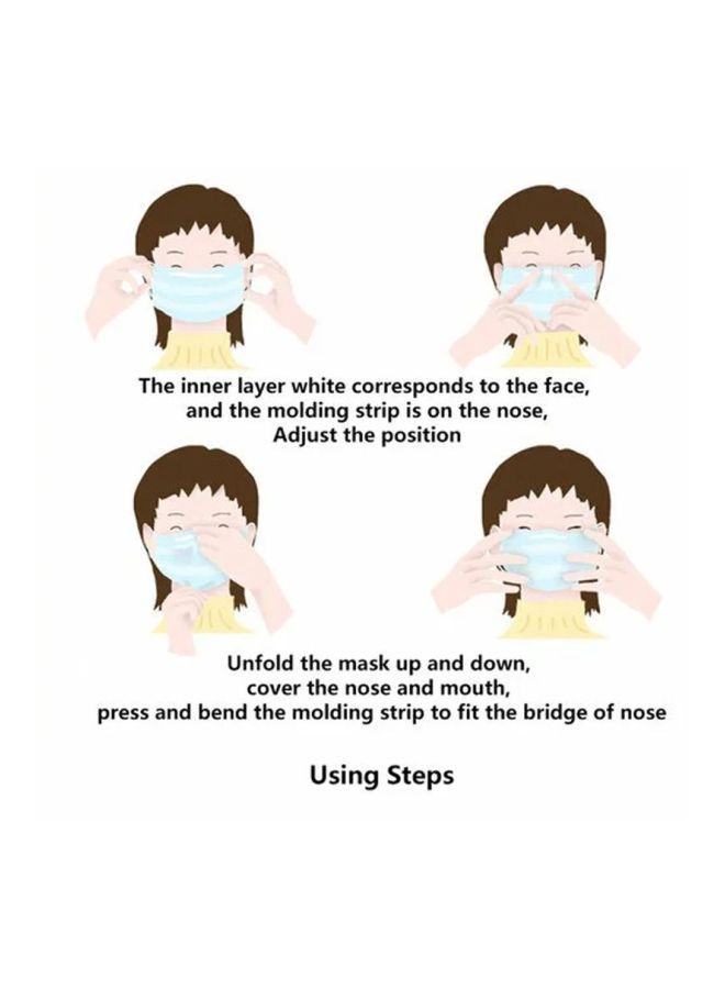 NIBEMINENT 10-Pieces Disposable Mask Set - Image 3