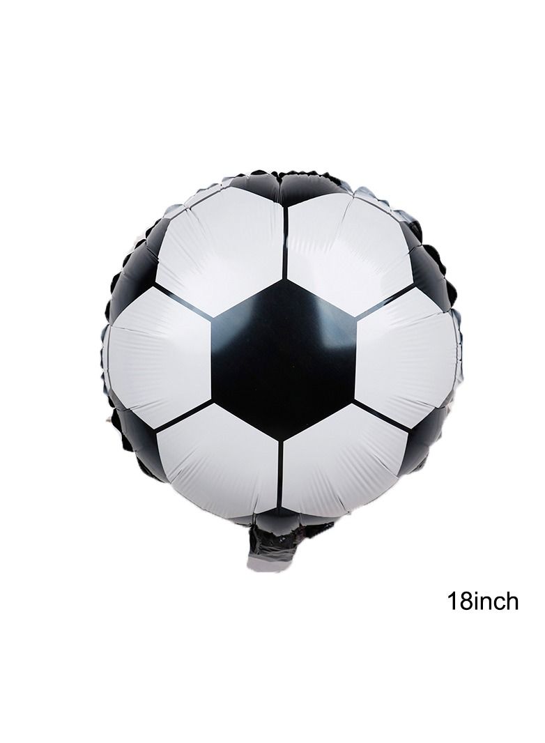 DecoLoral DECOR ME Football  Soccer Birthday Party Decorations Soccer Ball Number Balloon Soccer foil Balloon Green Balloon for Soccer Themed Celebration No 8 - Image 2