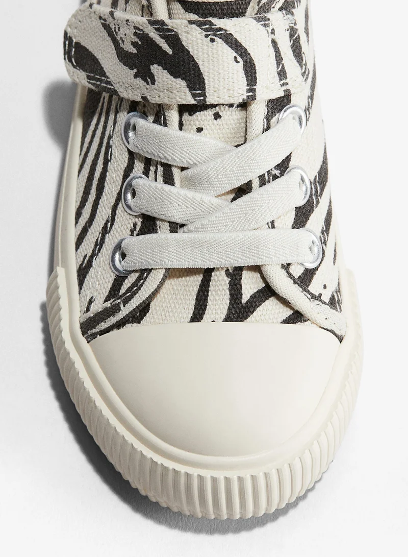 H&M Cotton Canvas Trainers