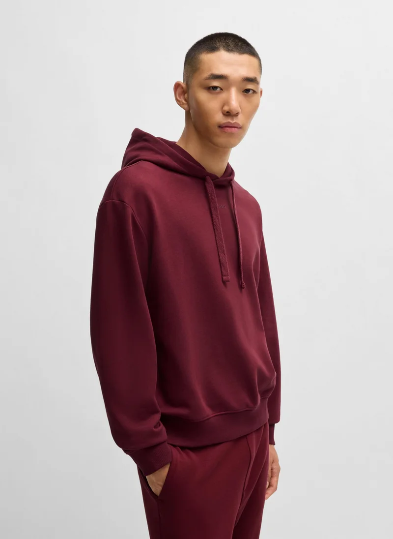 هوجو Cotton-terry tracksuit with contrast branding