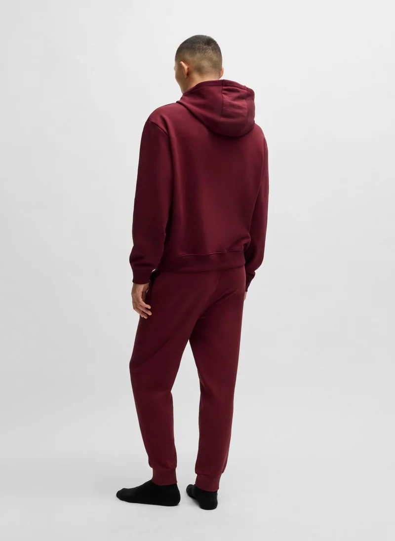 HUGO Cotton-terry tracksuit with contrast branding