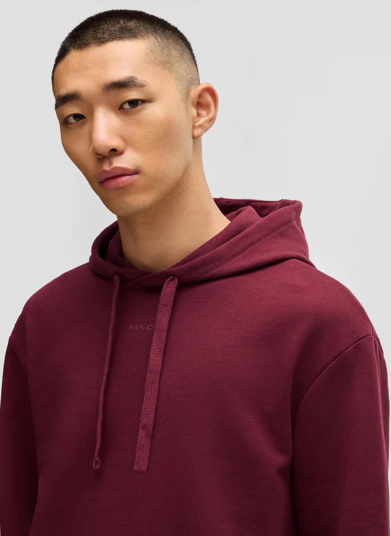 هوجو Cotton-terry tracksuit with contrast branding