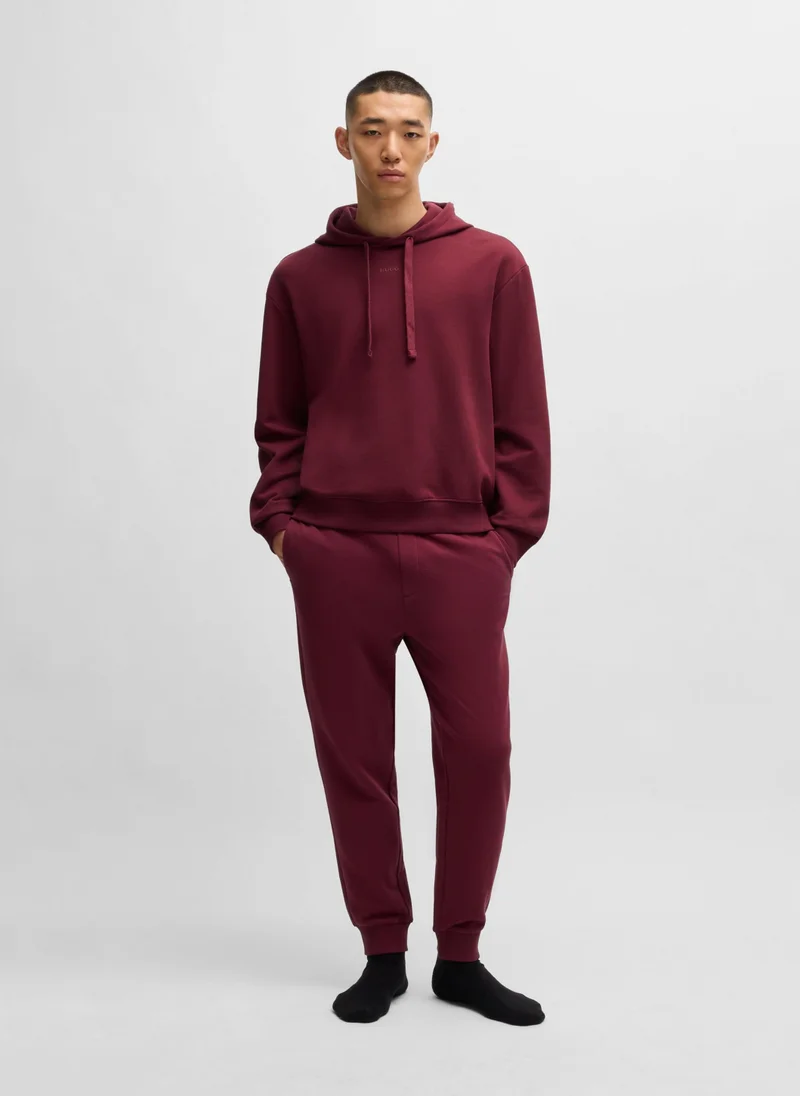 هوجو Cotton-terry tracksuit with contrast branding