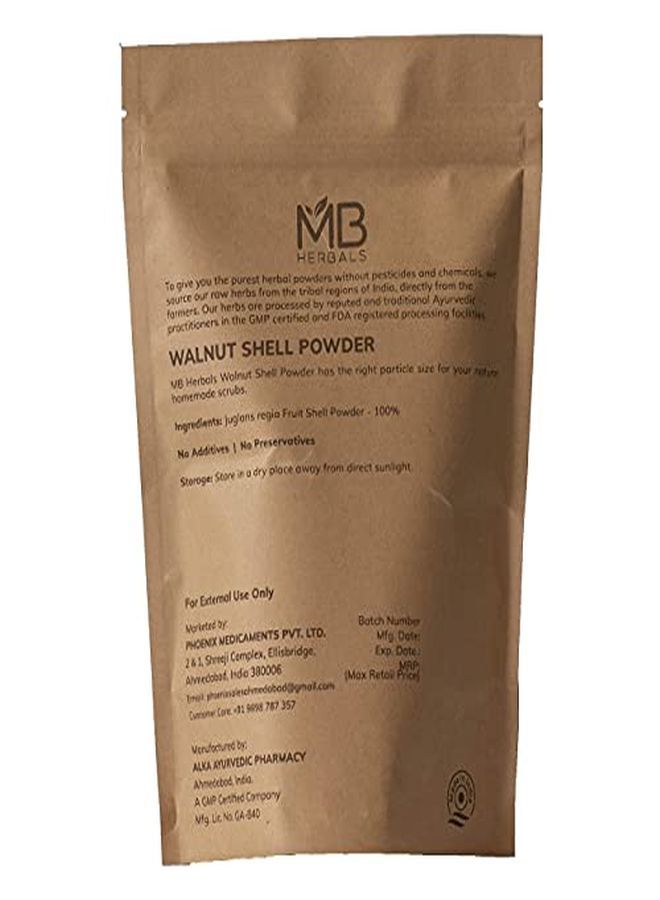 MB Herbals Walnut Shell Powder 8 Oz / 0.5 Lb | The Right Particle Size For Natural Face Scrub Soap & Exfoliating Face Mask Formulations | No Silica | Exfoliates Skin Gently - Image 5