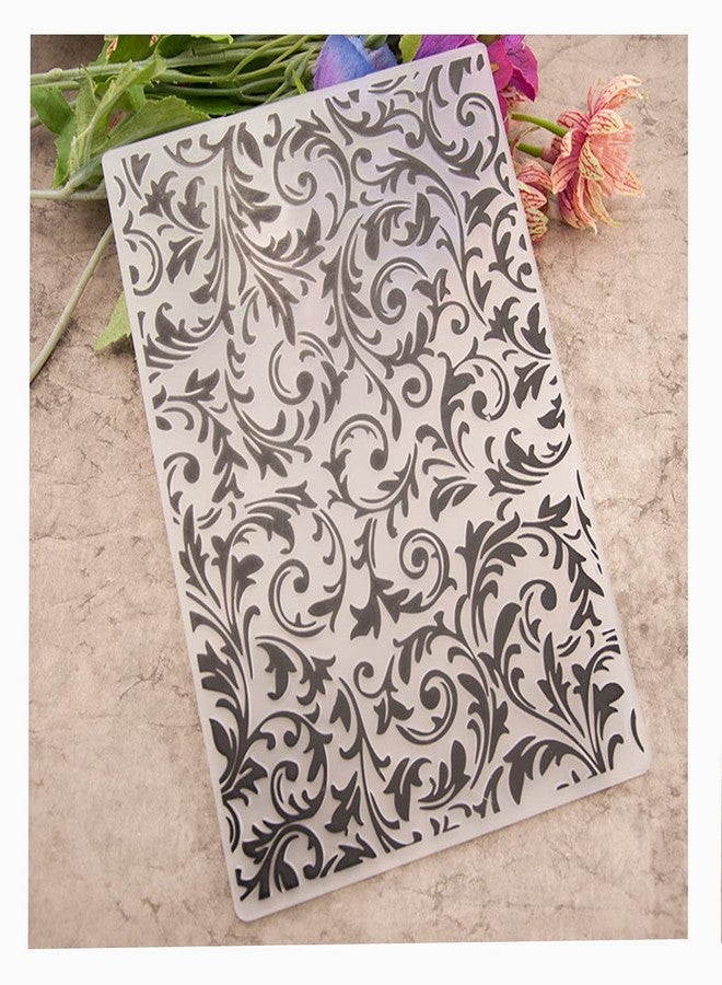 Arbuya Vintage Filigree Plastic Embossing Folder for Card Making Vintage Swirls Embossing Folders for Scrapbooking DIY Album Paper Crafting Decoration-AEM053 - Image 2