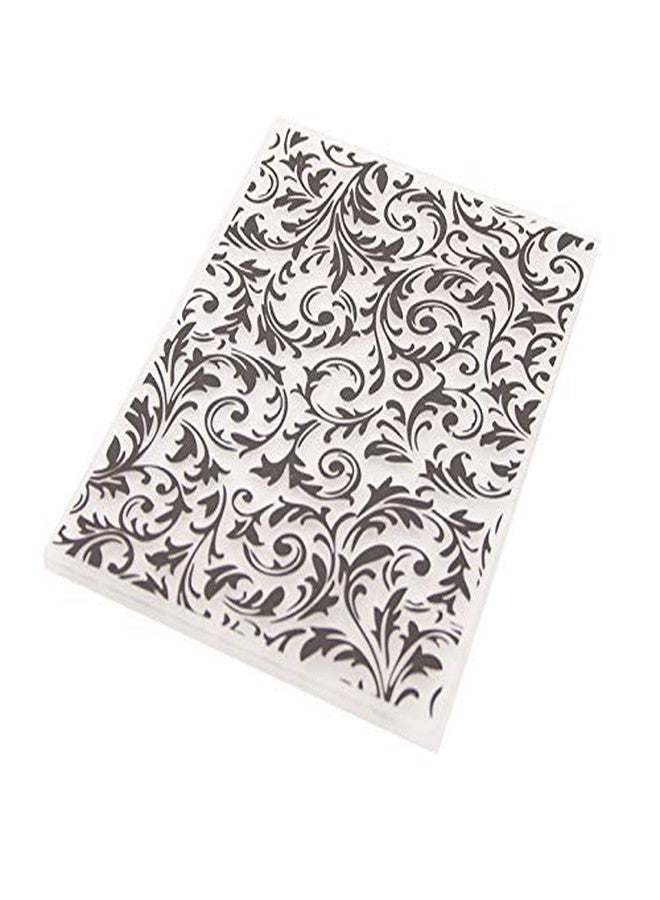 Arbuya Vintage Filigree Plastic Embossing Folder for Card Making Vintage Swirls Embossing Folders for Scrapbooking DIY Album Paper Crafting Decoration-AEM053 - Image 1