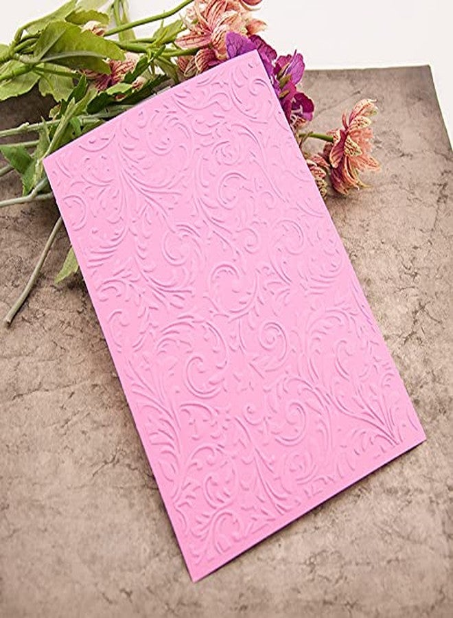 Arbuya Vintage Filigree Plastic Embossing Folder for Card Making Vintage Swirls Embossing Folders for Scrapbooking DIY Album Paper Crafting Decoration-AEM053 - Image 4