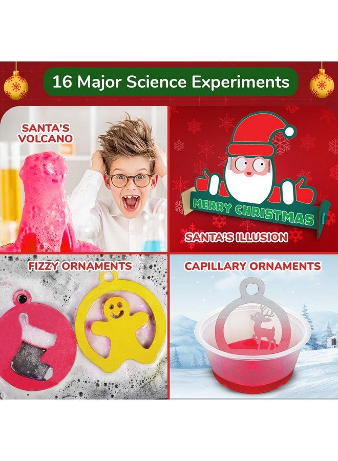 سمارتيفيتي مجموعة علوم عيد الميلاد من سمارتيفيتي للأطفال من سن 5-6-7-8-9-10 سنوات، 16 تجربة علمية مذهلة للعطلات، هدية عيد الميلاد للأولاد والبنات، لعبة STEM (إصدار محدود) - Image 2