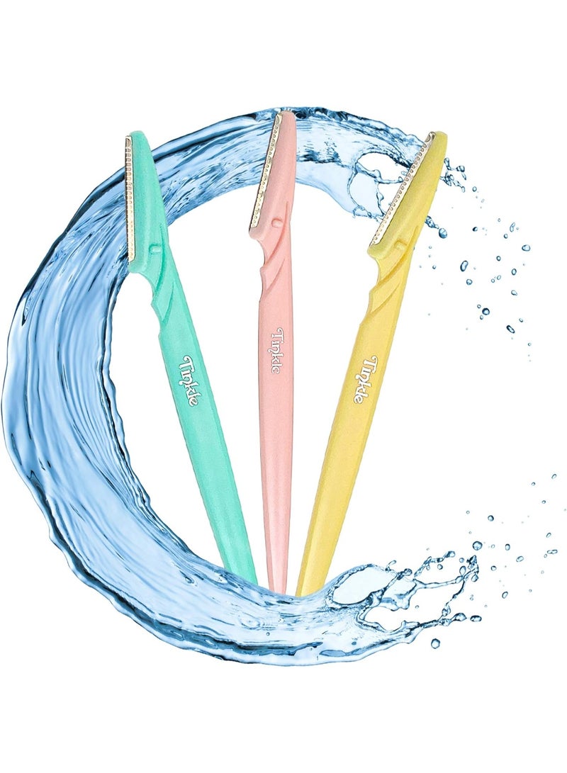 Tinkle 3 PCS Eyebrow or Face Hair Removal Safety Razors Trimmer Shaper Shaver cosmetics - Image 2
