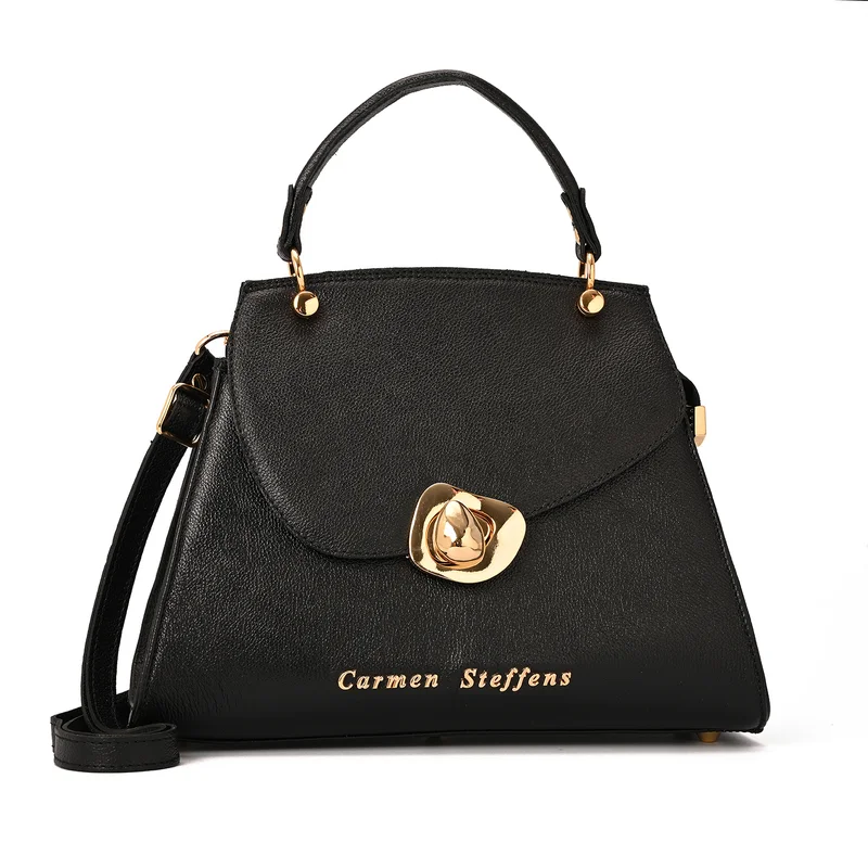 Carmen Steffens Geometric Bag Black