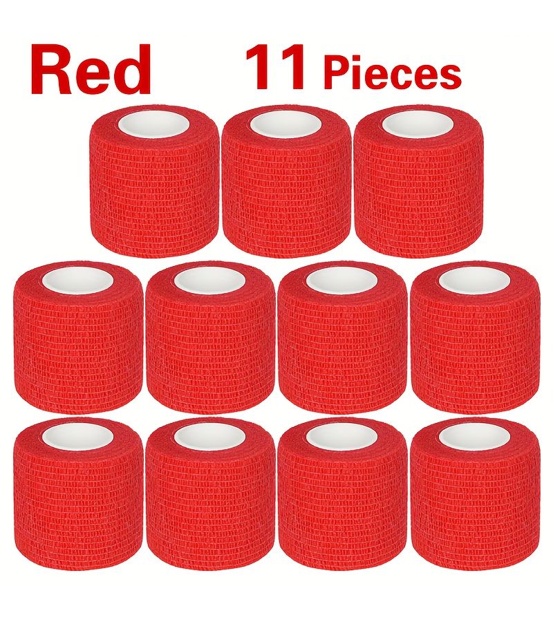 11 Pack Self Adhesive White Sports Tape Elastic Bandage 2in 5CM for Knees Ankles Wrists - Image 5