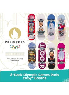 Tech Deck Tech Deck Competition Legends Olympic Games Paris 2024 Fingerboard (8 Pack)  - Image 1