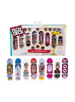Tech Deck Tech Deck Competition Legends Olympic Games Paris 2024 Fingerboard (8 Pack)  - Image 2