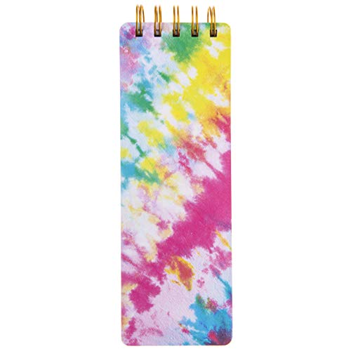 Graphique Reporter Journal, Tie Dye Design, Portable Notebook, 150 Lined Sheets, 3" x 8.75" – Perfect for Note Taking, List Making and Much More - Image 5