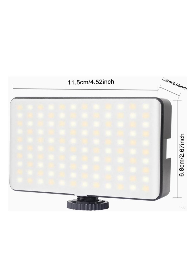 Zomei 140 LED Selfie Light – Rechargeable 1800mAh Clip-on RGB Video Light with 3 Adjustable Modes – USB Charging Fill Light for Phone, Camera, Laptop, iPad – Perfect for TikTok, Vlogging, Makeup, Selfies & Video Conferencing (3000-6500K) - Image 4