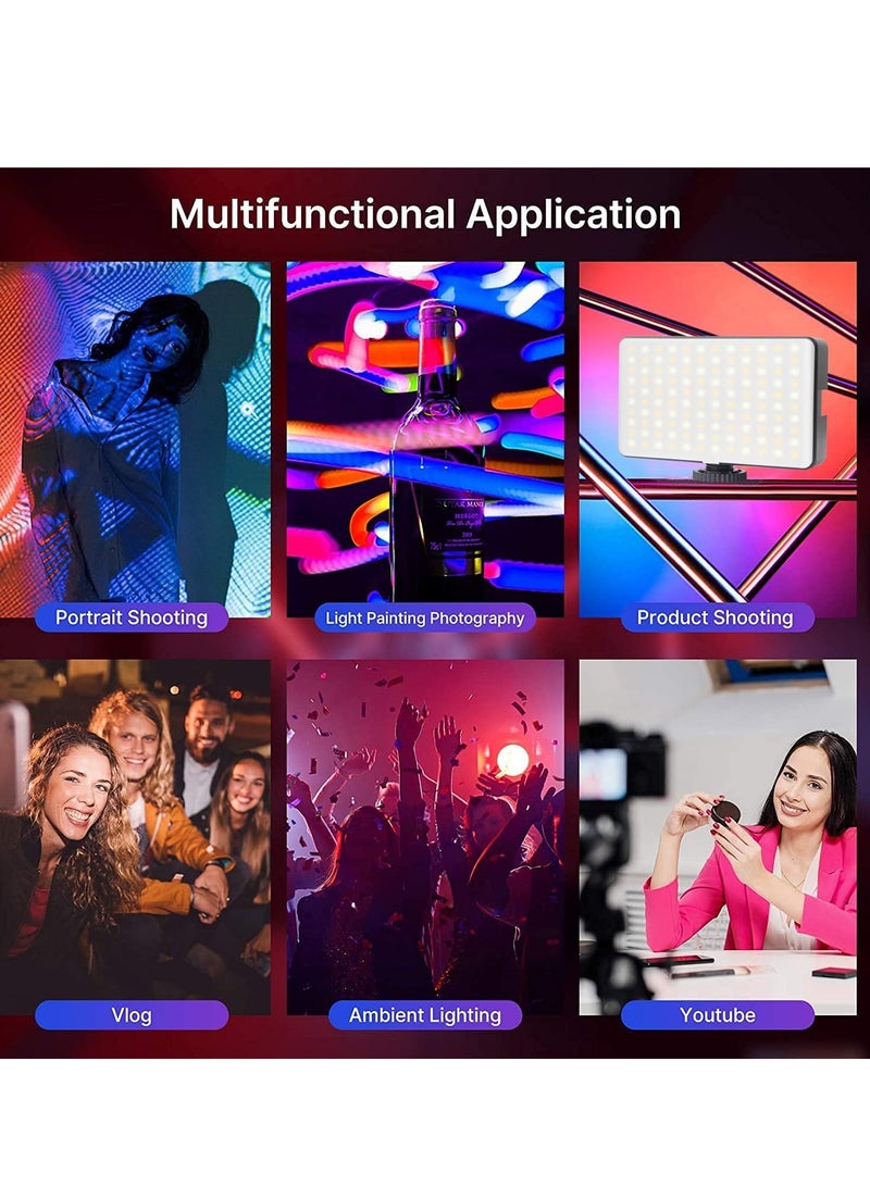 Zomei 140 LED Selfie Light – Rechargeable 1800mAh Clip-on RGB Video Light with 3 Adjustable Modes – USB Charging Fill Light for Phone, Camera, Laptop, iPad – Perfect for TikTok, Vlogging, Makeup, Selfies & Video Conferencing (3000-6500K) - Image 5