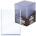BCW Thick Card Topload Holder Holds Relic Patch and Jersey Cards Protective Card Sleeves for Collectibles and Trading Cards Protective Rigid Plastic Display Card Holder 240 pt 7 MM - Image 3