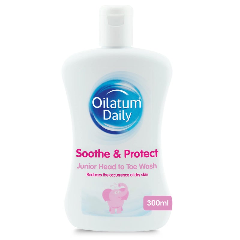 Oilatum Daily Junior Head To Toe Wash for Dry skin, 300 ml - Image 1