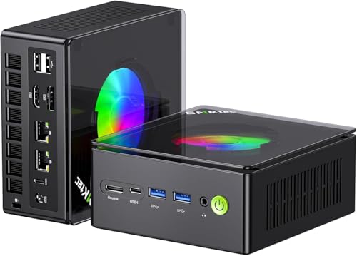 GMKtec Gaming Mini PC AMD Ryzen 9 8945HS (Turbo 5.1GHz) 32GB DDR5 2TB SSD, Computers PC Oculink, Dual NIC LAN 2.5G, WiFi 6, USB3.2, USB-C 4.0, BT5.2, DP, HDMI, Dual Fan Nucbox K11 - Image 1