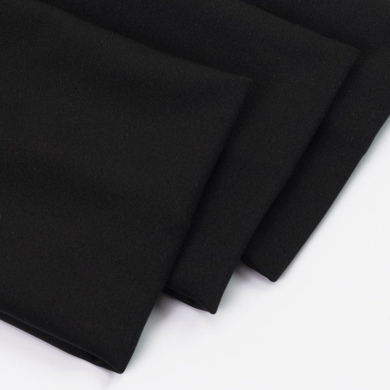 JOYOYO 3 Pack 9cm Unisex Headbands for Women's Hair Soft Stretchy Fabric Kylie Head Band Bandeaux Hair Accessories for Workout Gym Yoga Hair Band(Black) - Image 4