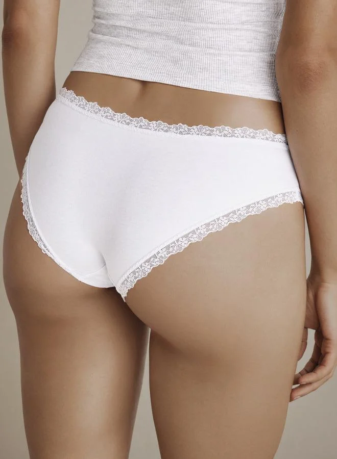 سبلاش فيڤ سروال داخلي بيكيني مزين بالدانتيل