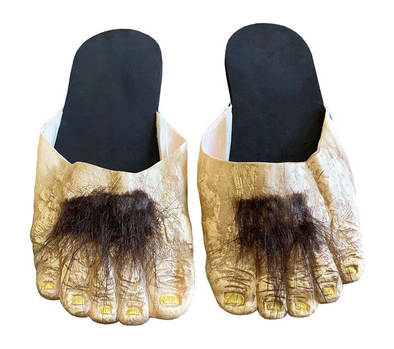 Billy-Bob Billy Bob's Big Old Hairy Feet Costume Novelty Slippers, Large - Image 2