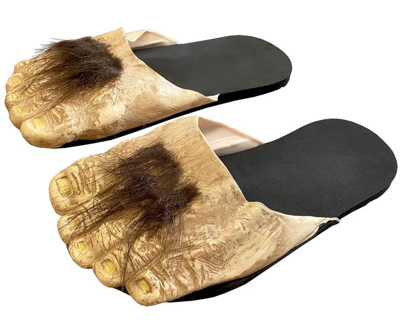 Billy-Bob Billy Bob's Big Old Hairy Feet Costume Novelty Slippers, Large - Image 4