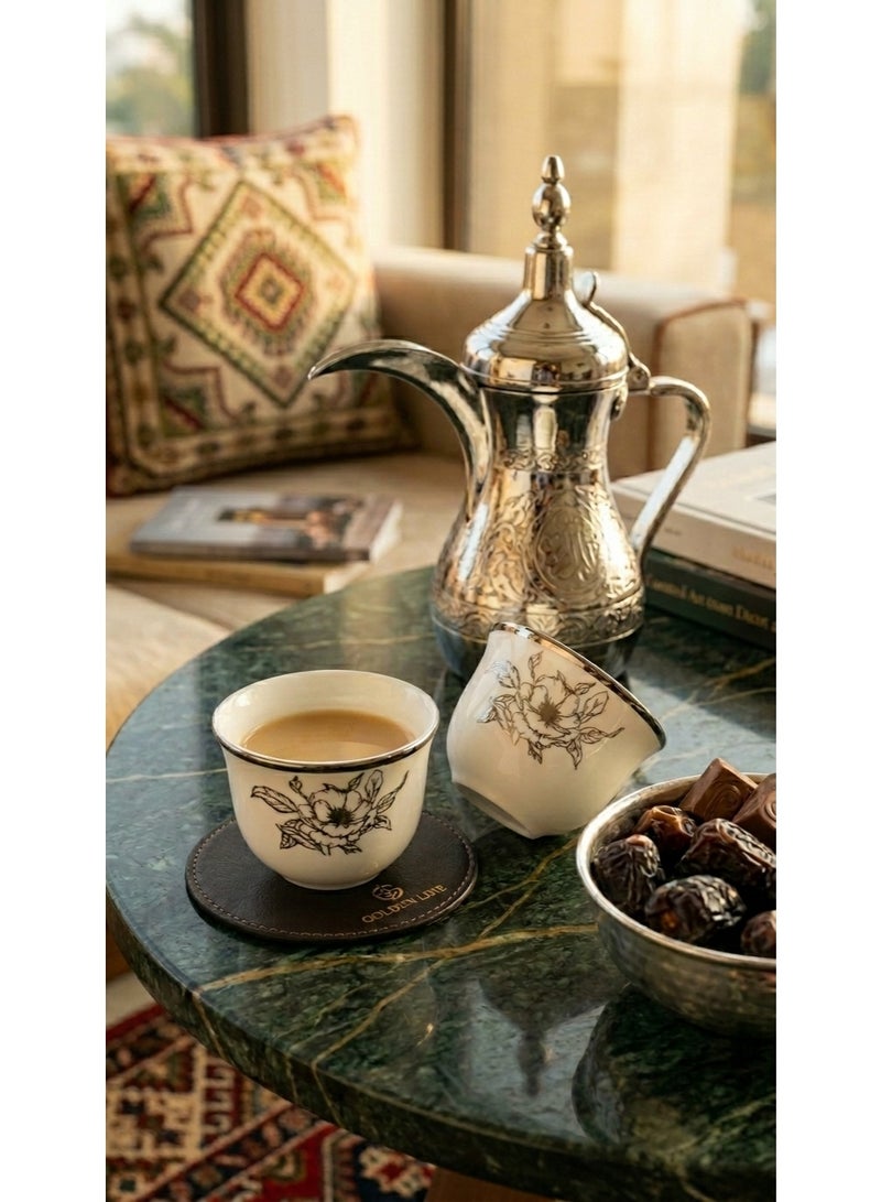 A set of coffee cups with luxurious designs. - Image 5