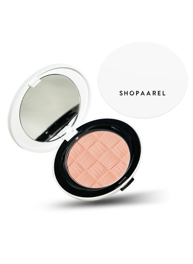شوبارل أحمر خدود SHOPAAREL | لون غني بتركيبة مطفية ولامعة | أحمر خدود ناعم وسهل الدمج يدوم طويلاً | يمنح إشراقة طبيعية بتركيبة خفيفة (درجة الخوخي) - Image 3