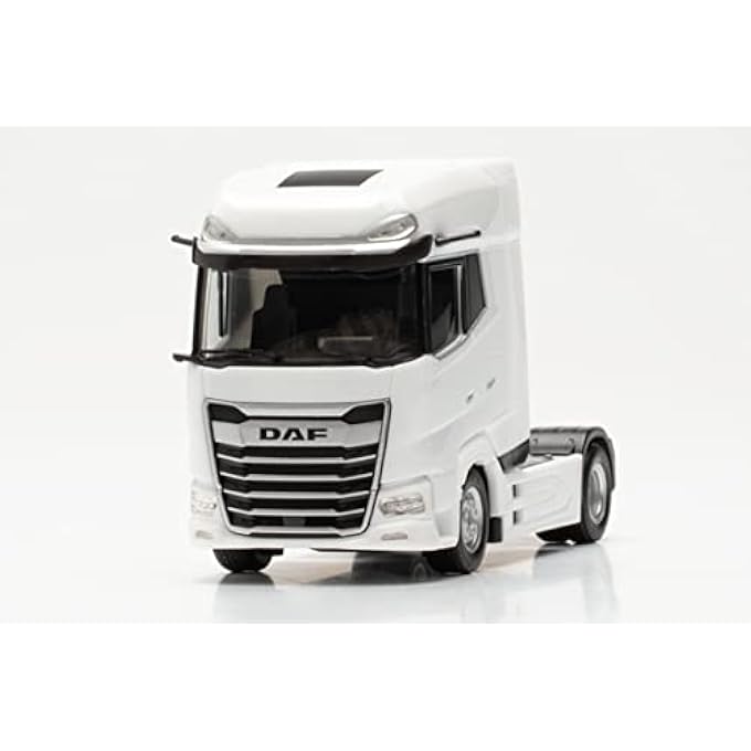 316033 DAF XG+ TRACTOR, TRUE TO ITS ORIGINAL SCALE OF 1:87, PLASTIC TRUCK FOR DIORAMA, MADE IN GERMANY, MODEL BUILDING, COLLECTORS EDITION, COLOUR: WHITE MINIATURE - Image 4