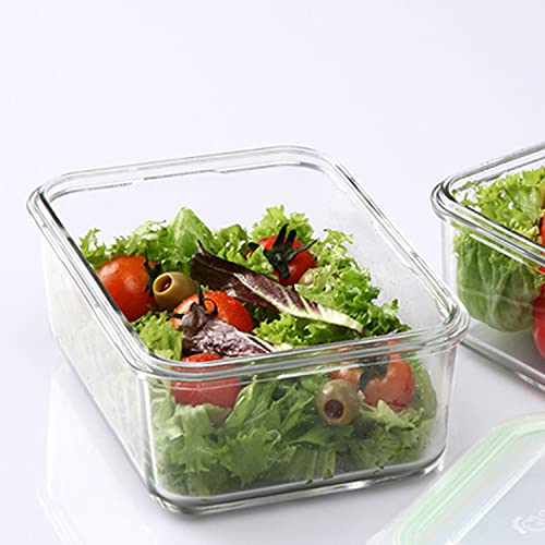 Glasslock Korea Tempered Glass Storage Containers with Lid - Classic 1900ml Rectangle - Airtight Food Storage Kitchen Container - Office Lunch Tiffin Box/Bowl, Microwave/Dishwasher/Fridge/Freezer Safe - Image 2